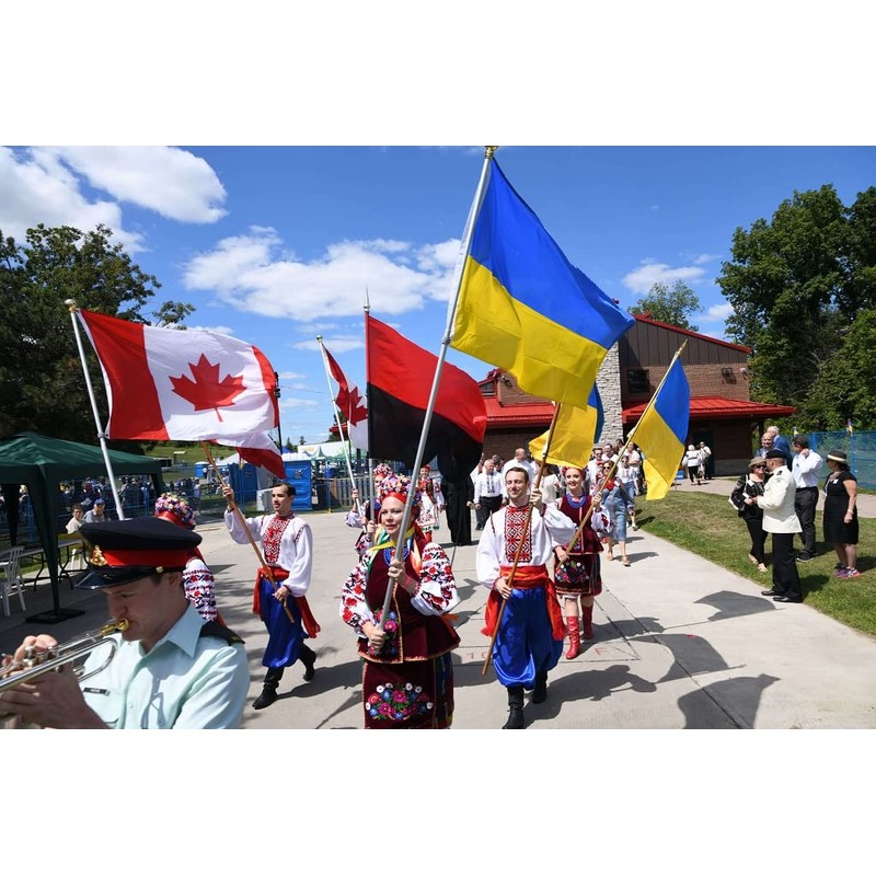 Ukraine Flag by BELLADDY INC - Quality 100% Polyester Material,