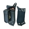 Daniel Smart Motorcycle Leather Crash Bar Bag Left Saddlebag Guard