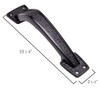 Coach House Signature Décor Garage Door Hardware - Black Carriage
