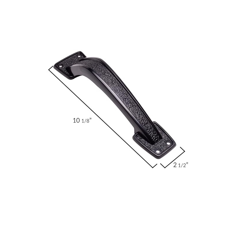 Coach House Signature Décor Garage Door Hardware - Black Carriage