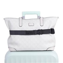 Vigorport Travel Belt for Luggage Over Handle - Elastic & Adjustable Add a Bag Luggage Strap for Carry On Bag - Airport Travel Accessories for Women & Men (45 inch, Black x 1 Pack)