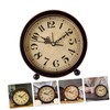 MAGICLULU Vintage Alarm Clock Silent Retro Tabletop Clock for Home