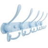 Dseap Coat Rack Wall Mounted - 5 Tri Hooks, Heavy