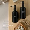 MaisoNovo Black Hand Soap Dispenser for Bathroom Set | 16.9