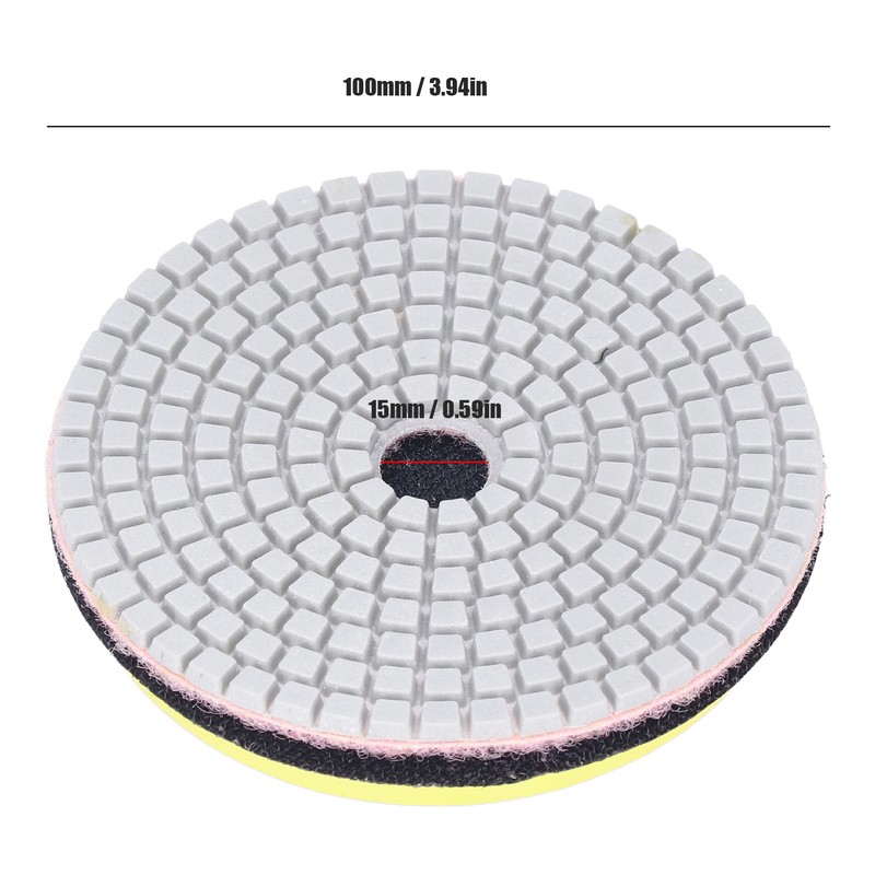 11Pcs/Set Diamond Polishing Pads Sanding Abrasive Disc with Backer Pad