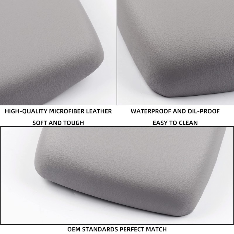 Dasbecan Center Console Armrest Cover Lid kit Compatible with 2008