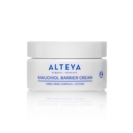 Alteya Bio-Rose Hydrobiome Bakuchiol Barrier Creme 50ml - NaTRUE-zertifizierte Bio-Hautpflege mit Bakuchiol und Ectoin - spendet Feuchtigkeit, fördert Elastizität und verleiht strahlenden Glanz