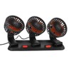 Three Head Car Fan 2 Speed Adjustable 360 Degree Rotation