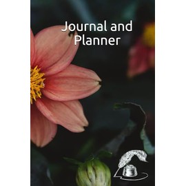 Journal and Planner: Dark Pink Flower