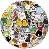 Pack of 50 Cartoon Animals Stickers Car Laptop Phone Guitar
