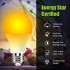 Neporal Amber Light Bulbs 9W, Soft Warm Sleep Light Bulbs