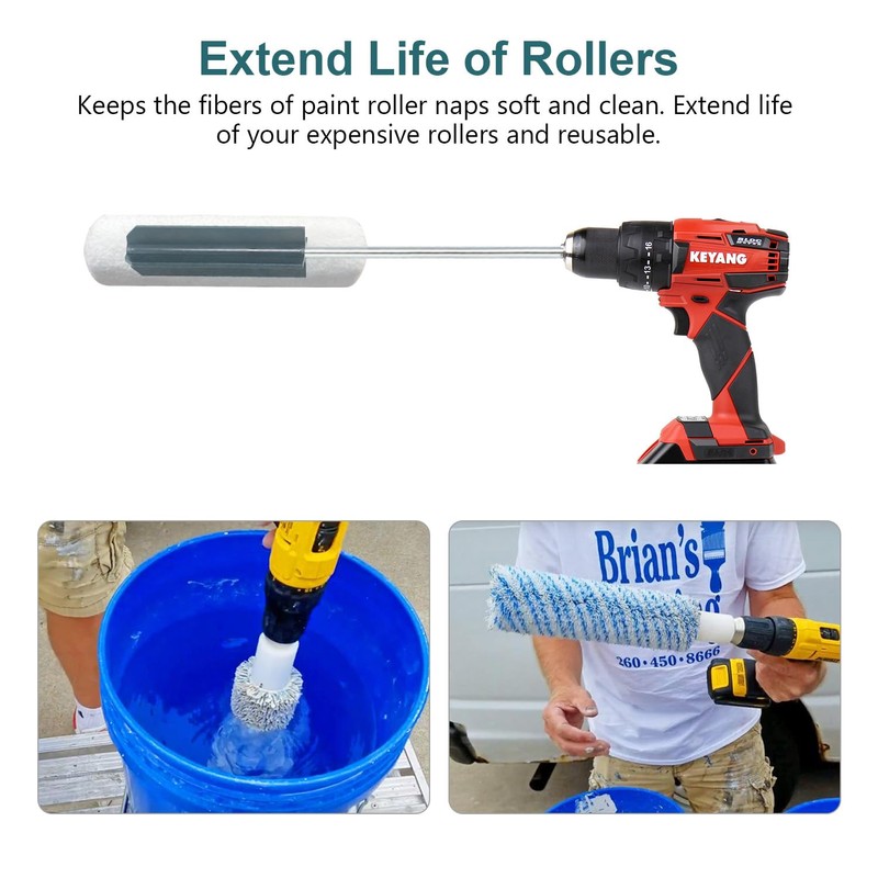 scottchen PRO Paint Roller Cleaner Dryer Washer Cleaning Tool for