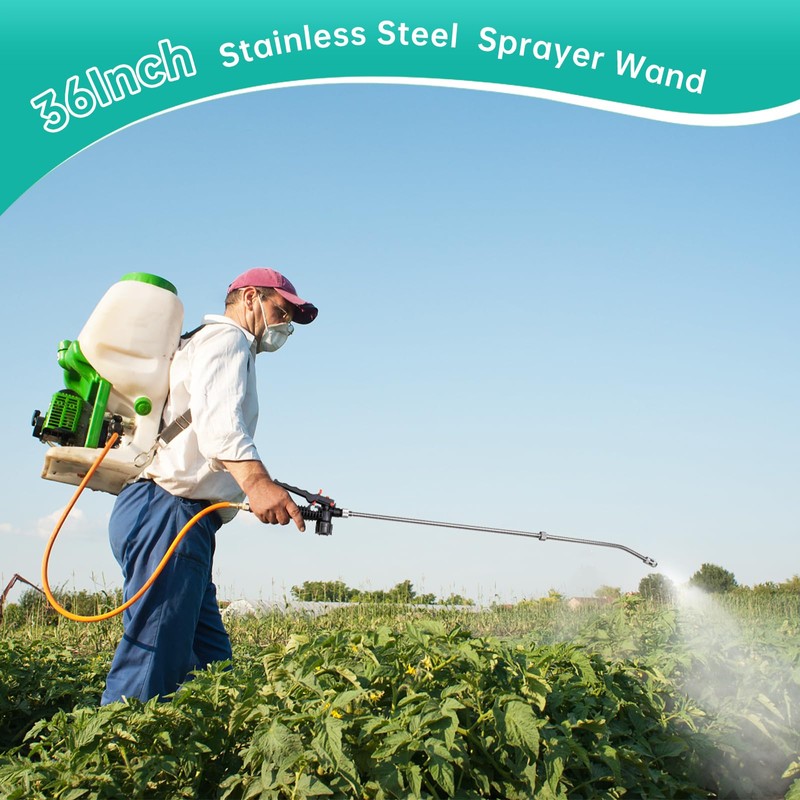 36 Inches Replacement Sprayer Wand,Adjustable Universal Sprayer Wand with 3/8"