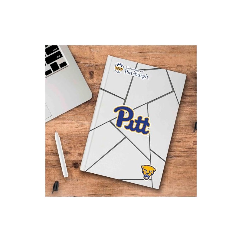 FANMATS NCAA Pittsburgh Panthers Team Decal, 3-Pack,Blue