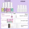 Saviland 20ml Dip Powder Liquid Set, Base Activator Top Coat