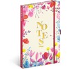 NOTIQUE Lined Notebook with Elastic Band, 13 x 21 cm,