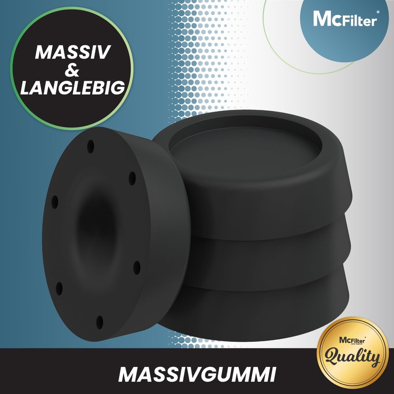 McFilter 4 Vibration Dampers for Washing Machines and Dryers Universal