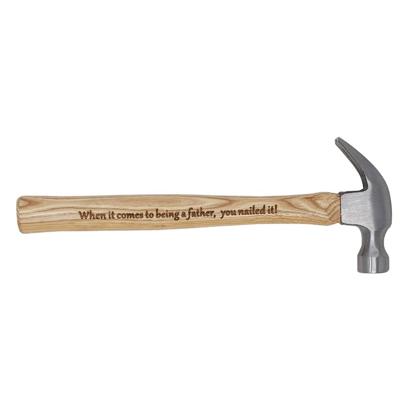 Really Special Present for Dads- Engraved Hammer:"Thank You for Helping