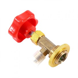 R134a AC Recharge Kit Adapter Fittings M14/1/4" Refrigerant Can Tap Valve Bottle Opener for Auto Air Conditioning Gas Refill