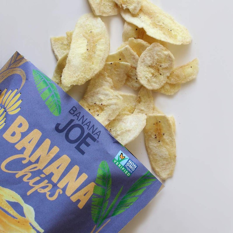 BANANA JOE Sea Salt Banana Chips, 1.65 Ounce