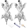 Pafessa X-Shaped RV Wheel Chock Fit 3.25” to 10.5” Camper