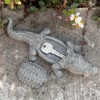 TB TIBAG Hide A Key Outside Crocodile Statue Key Hider,