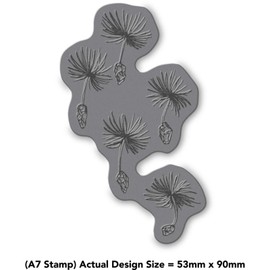 'Dandelion Seeds' Rubber Stamp - Unmounted Design for Crafting & Scrapbooking, A7 (RS00011050)