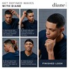 Diane Reinforced Boar Bristle Military Wave Brush for Men and
