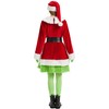 Boveco Christmas Dress for Women 5 Pcs Furry Costume Suit