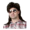 Peluca Larga Cabello Para Hombre 80 Disfraces Party Natural