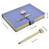Diary with Lock and Key, Heart Shaped Lock Notebook with