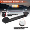 OPPBUY 14.2'' Amber White Wireless LED Rooftop Strobe Beacon Light