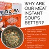 Wild Zora Instant Keto-Friendly Soups 5-Pack Variety, Broth Made with