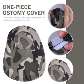 Healifty Polyester Ostomy Bag Shade Colostomy Pouch Protector Ostomy Bag Shading Cover for Patients Camouflage