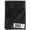 Creativ Company 10-Piece Craft Felt, Black