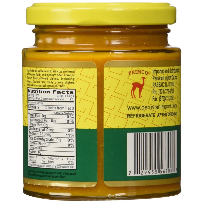 Doña Isabel Aji Amarillo Molido (Yellow Hot Pepper Paste) 7.5oz