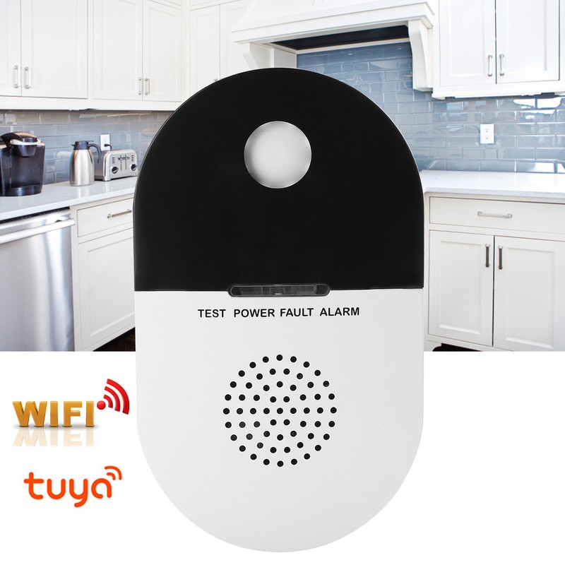 Gas Detector WIFI WallMounted Leakage Sniffer APP Remote for TUYA