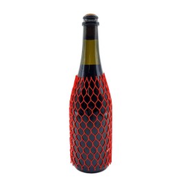Diameter 50-100 mm rattling protection protective case protects bottles and items during transport or in the motorhome in red - 10 pieces x 200 mm