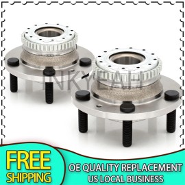 INKYEAH Pair For 2003-2008 Hyundai Tiburon ABS Models Rear Wheel Bearing and Hub 512198