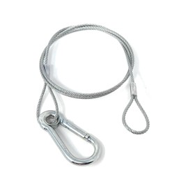 Safety Bond Wire for Stage Lighting – Galvanized Chain for DJ, Disco, and Lighting Effects (2mm x 600mm - 10kg)