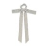 Snidel SWGG244675GRYF Pearl Velour Ribbon Scrunchie, gray