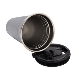 Wyld Gear Wyld Cup - Stainless Steel, Vacuum Insulated Tumbler Party Cup with Lid - 24oz Gray