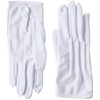 [SANDAI] Black Extra Formal Men's White Gloves with Hooks (S