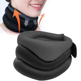 Neck Support Brace Ergonomic Cervical Collar Breathable Neck Brace for Neck Pain Soft Foam Neck Collar Protector for Stabilizes Vertebrae, Sleeping, Relieves Pain and Pressure