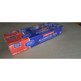 Berkley Jensen Heavy Duty Aluminum Foil, 2 pk./150 sq. ft., Silver