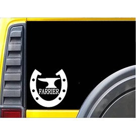 Farrier Horse Shoe K491 6 inch Sticker horse decal