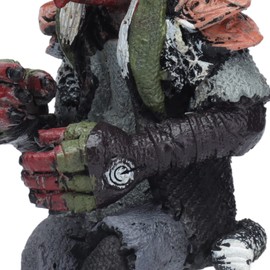 CHEOTIME Garden Resin Statue, Big Goblin Statue Leprechaun Anime Character Sculpture Home Decor Sculpture Figurine for Indoor Outdoor