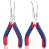 WORKPRO 2-Piece 6" Mini Needle Nose Pliers Set Long and