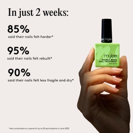Mylee Double Bond Nail Treatment - 99% Nail Keratin Repair - KeraBuild Technology with Biotin, AHA & PHA - Strengthens, Rebuilds & Restores Weak, Soft or Bendy Nails - 13.5ml
