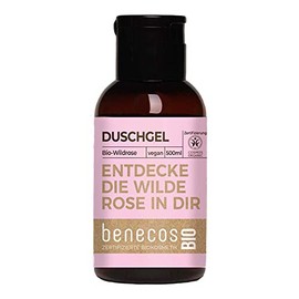 BENECOS Wild Rose Shower Gel, Mini Travel Size, 50 ml (2)